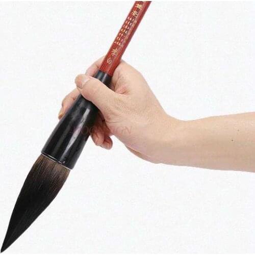 1pcs Chinese painting and couplet couplet bucket pen grab pen extra large brush wolf pen big bucket pen