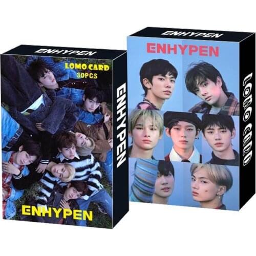 30Pcs/Set Kpop ENHYPEN Treasure TXT Photocard HD Photo Album Photocard LOMO Card For Fans Gift