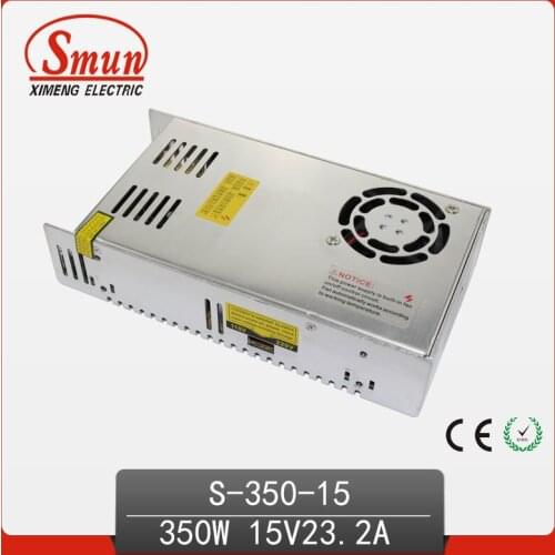 350W 15V 23A Single Output Switching Power Supply 110/220VAC Input Smun AC/DC Power Supply
