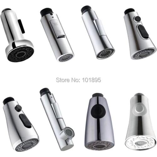 8 Models Chrome Plated Brass Faucet Spray Head