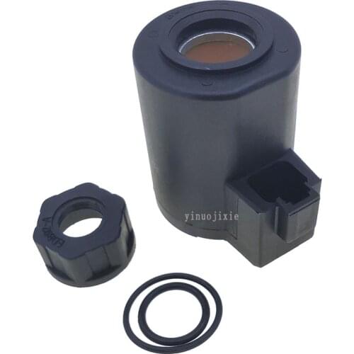 Excavator accessories suitable for EC210/240/290B solenoid valve coil rotation safety pilot solenoid valve coil without wire 12V