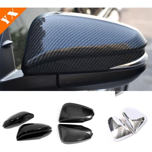 For Toyota Corolla Cross SUV 2020 Accessories ABS Chrome/Carbon fiber Car side door rearview mirror cover Cover Trim Car styling