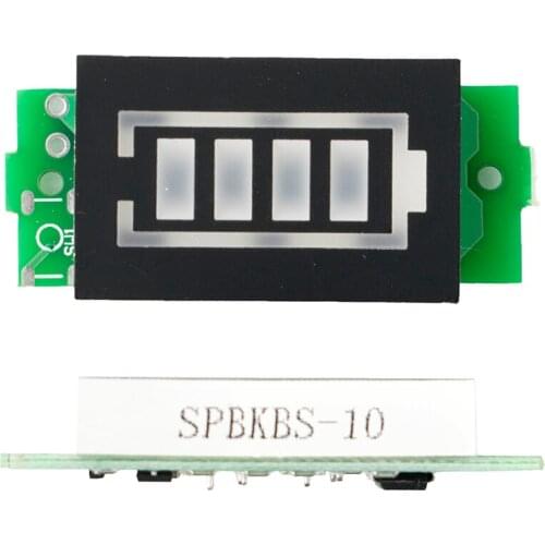 1S 2S 3S 4S Single 3.7V Lithium Battery Capacity Indicator Module 4.2V Blue Display Electric Vehicle Battery Power Tester Li-ion