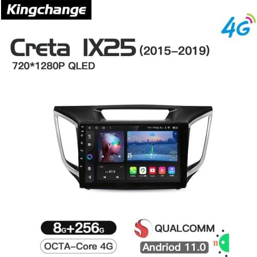 Kingchange Car Multimedia Video Player Navigation For Hyundai Creta IX25 2015-2019 Radio Stereo BT GPS Wifi DSP