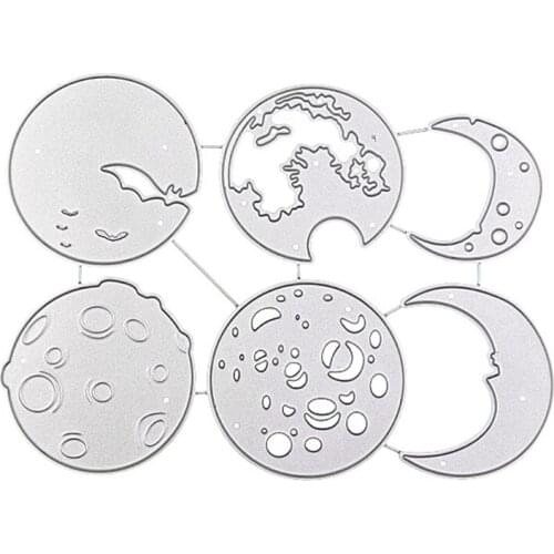 Sun Moon Metal Cutting Dies Stencil Scrapbooking DIY Album Stamp Paper Embossing