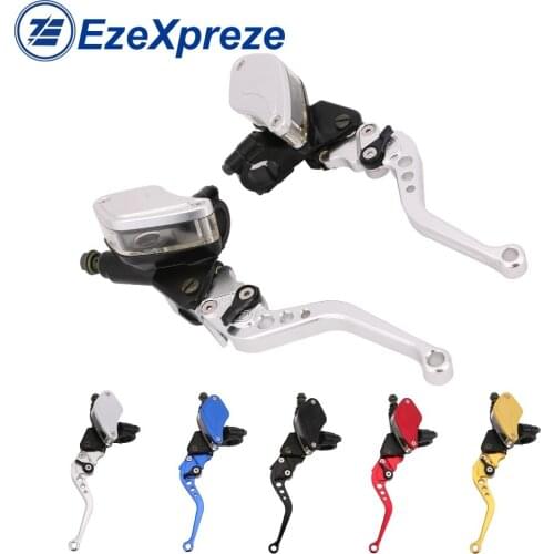 Moto Brake Clutch Pump Lever Motorcycle Hydraulic Master Cylinder Reservoir for Honda Yamaha