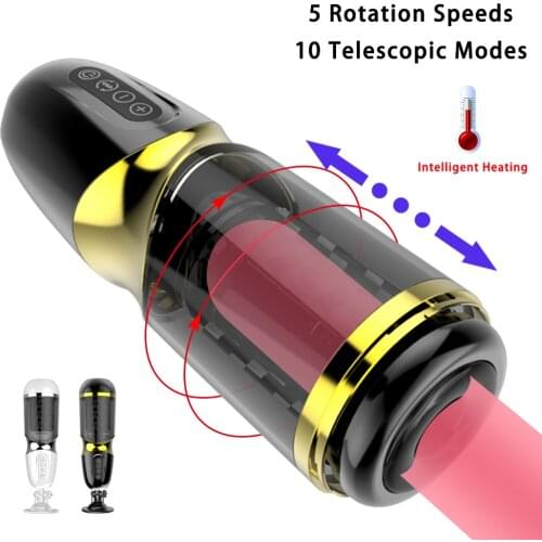 Male G Spot Vibrators Adults Reusable Penis Sex Toys For Men Chastity Masturbator Cup Artificial Women Vagina Sucking Stimulator