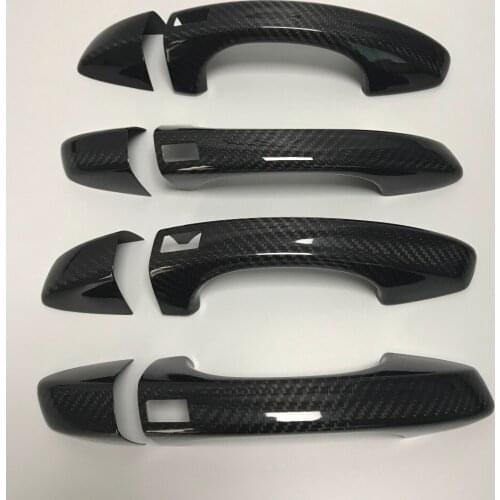 Accessories Carbon Fiber Door Handle Cover Trim For VW GOLF 7 MK7 VII GTI GTE R 2014-2017 Car styling