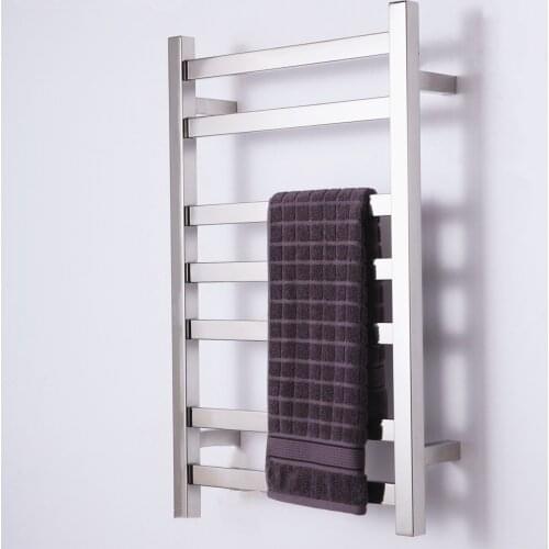 Concealed Install304 stainless steel towel rack wall mounted electric towel drying rack for heating towel in bathroom and toilet