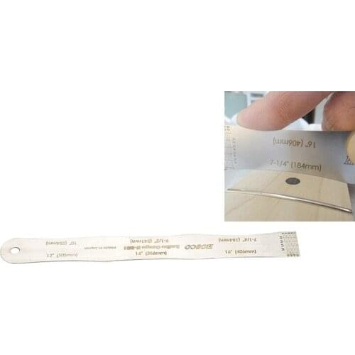 Professional Guitar Parts Accessories Guitar Fretboard Fingerboard Radius Gauge Stainless Steel Top Quality