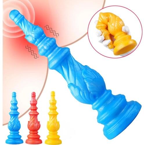 Silicone Anal Plug Big Dildo Butt Plug Prostate Massage Vaginal Anal Expand Stimulator Women Men Gay Erotic Bdsm Toy Sex Product