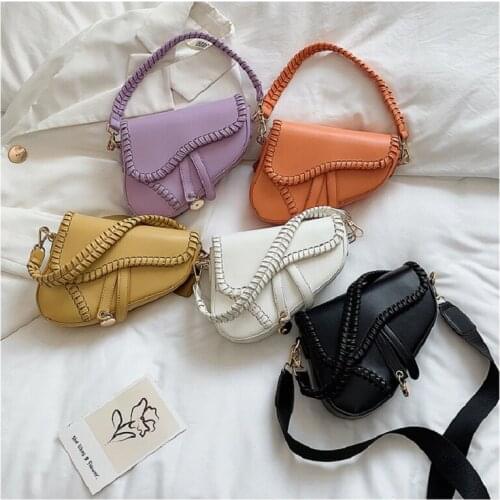 Single Shoulder Bag Underarm Bag Saddle Bag Woman Travel Handbag