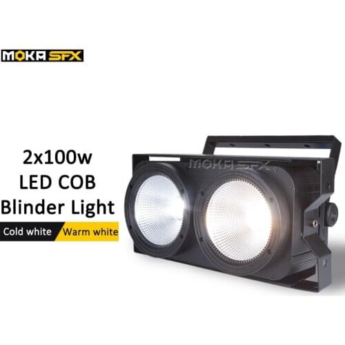 2x100W LED Blinder Light Dmx512 Cob Par Light audience blinder lights 2 in 1 Stage Lighting Effect for Wedding Nightclub Show