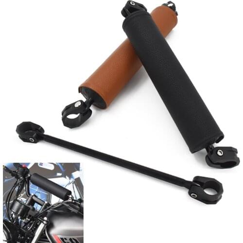 Universal PVC Aluminum Alloy Handlebars Crossbar Bar Pad Taper Fat Bar for Scrambler Bikes Steering wheel