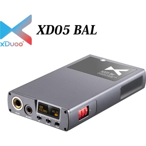 XDUOO XD05 BAL ES9038*2 DSD512 PCM32Bit/768KHz USB Balanced DAC Decoder Bluetooth 5.0 APTX LDAC AMP Headphone Amplifier