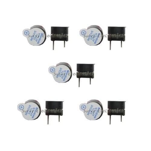 10pcs Active Buzzer Magnetic Long Continous Beep Tone Alarm Ringer 12mm 5V New