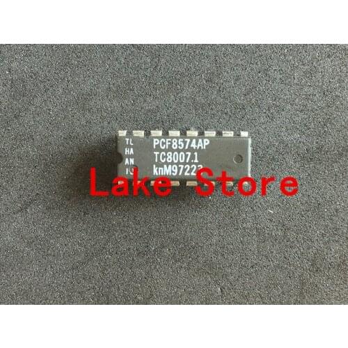 10 unids/lote PCF8574P DIP16 PCF8574AP PCF8574 remoto 8 bits I/O expansión I2C bus