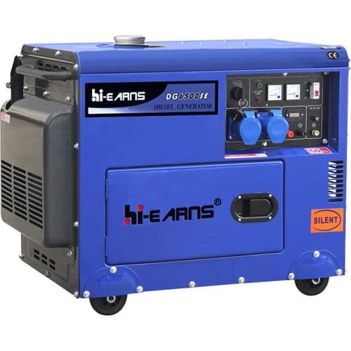 100% copper portable home use 5kva diesel generator