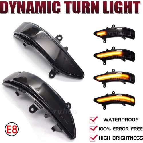 12V LED Dynamic Blinkers Sequential Turn Signal Indicator Light Car Assessories Forester Outback Legacy Tribeca Impreza wrx sti