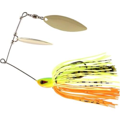 7g 1/4oz Willow Blade Spinnerbait Fishing Spinnerbaits for Bass Spinner Musky Bluegill Pike Redfish Spinner Bait Lure