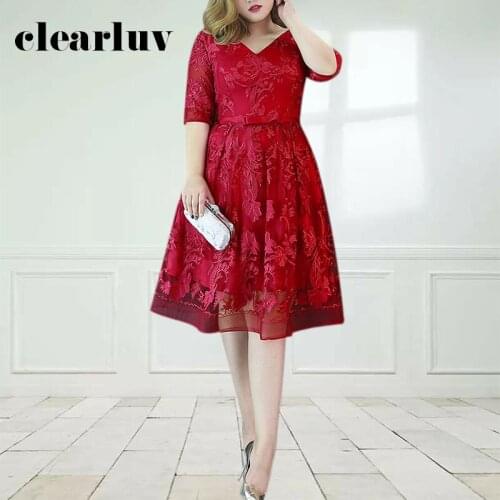 Burgundy A-Line Prom Dresses DR1084 Half Sleeve V-Neck Women Party Dress Plus Size Vestidos De Fiesta Lace Up Formal Gowns