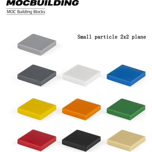 50PCS 3068 DIY Bulk Parts Building Block Flat Board Small Particle Digital Brick Smooth 2x2 Educational Creative Size Assembled