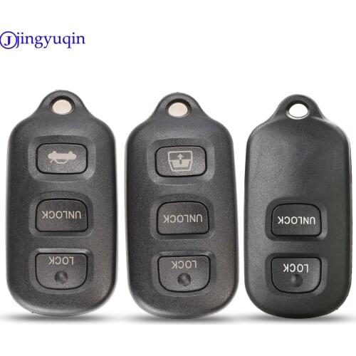 Jingyuqin 3B New Replace Remote Car Key Shell Fob for TOYOTA RAV Cruiser 4Runner Camry Celica Echo Highlander Case