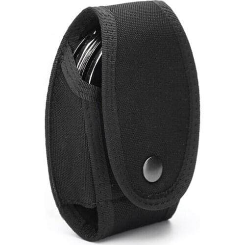 2021 Outdoor Hunting Tool Key Holder Stimulation Tactical Handcuff Bag Key Chain Ring Handcuff Case Pouch Hunting Accessories