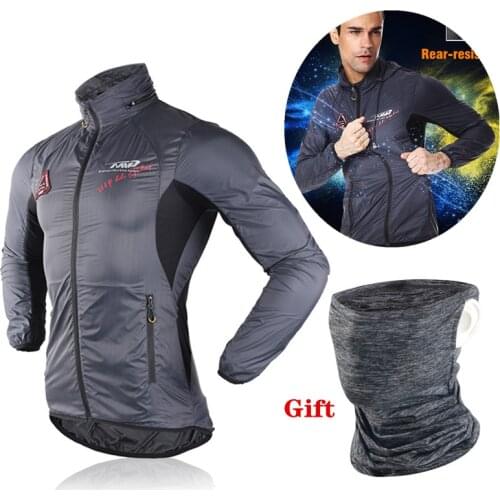 Men Women Windproof Waterproof Cycling Jacket MTB Bicycle Breathable Reflective Rain Jacket Outdoor Sport Nylon Running Raincoat