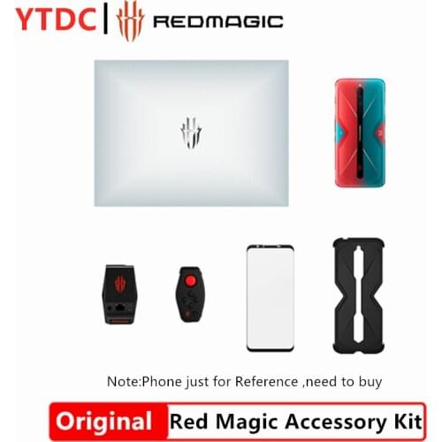 Original Nubia Red Magic 5G Accessory Kit for RedMagic 5G Include Docking Station E-Sports handle Glass Film Handle Protection