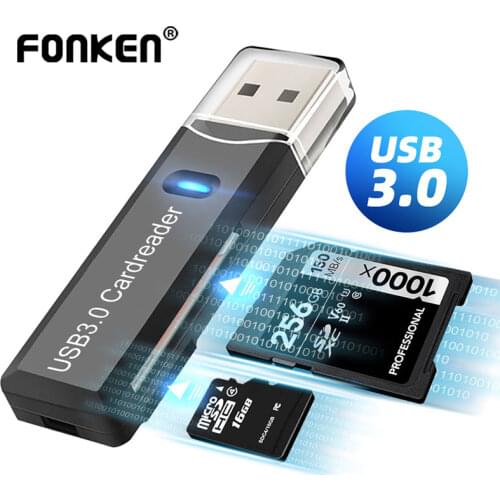 TF SD Card Reader USB 3.0 Cardreader Micro Sd Card To Usb Adaper Smart Card Reader Memory Lector De Tarjetas Laptop Accessories