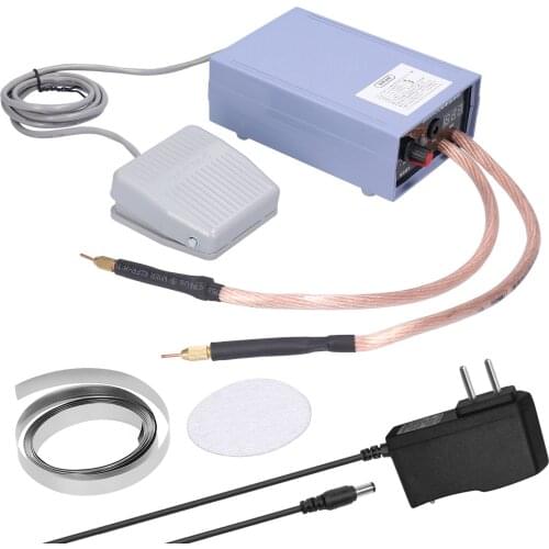 0-800A Portable 18650 Battery Spot-welding Machine Household High Power Rechargeable Welding Device for 0.1-0.25mm Nickel Sheet