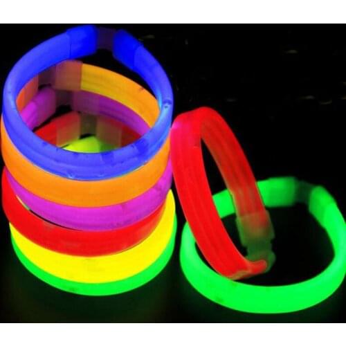 300pcs/lot 15*200mm Multi Color Glow Fluorescence Light Sticks Bracelet Necklace Light Neon Xmas Party Flashing Toy ZA3975
