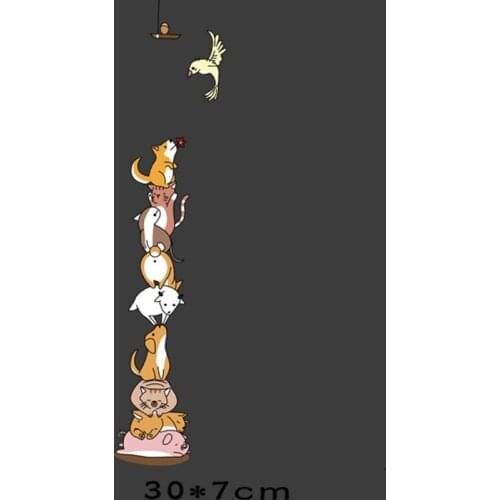 Cute Funny Cat Cartoon Animal Iron Patches T-shirt Dresses Decoration Heat Transfer Stickers Print On Clothes A-level Washable