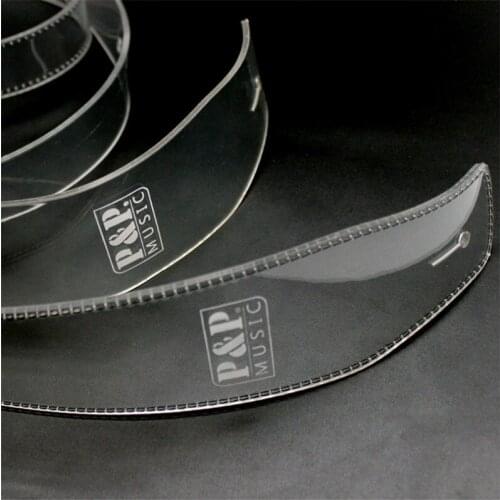 1Pcs P&P Transparent PP Guitar Strap With Thickness 3mm High-Grade Strap For Bass Acoustic electric Guitar Accessories Parts