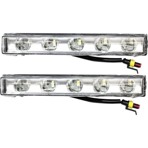 For Mercedes-Benz W463 G500 G55 1993-2015 Fog Light Daytime Running Light Front Surround Bumper Light 2Pcs