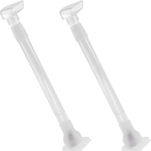 2x Aquarium Under Gravel Filter Air Line Hose Intubation Tube Accessories White