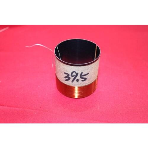2 pieces ID: 39.5mm 1.555" 2 layer winding skeleton: black aluminous 8 ohm woofer / Bass speaker Drive voice coil