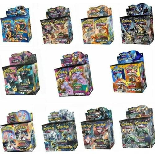 324Pcs/Box Pokemon Cards Newest GX EX Sword&Shield Sun&Moon English Trading Card