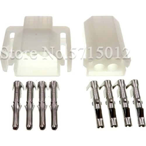 4 Hole Automotive Electrical Female Male Wiring Harness Socket Auto Plugs