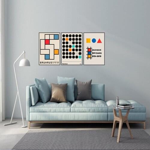 Abstract Canvas Painting Copper Grey Wall Pictures Contemporary Print Gallery Poster Home Decor Modern Minimalist Line Art