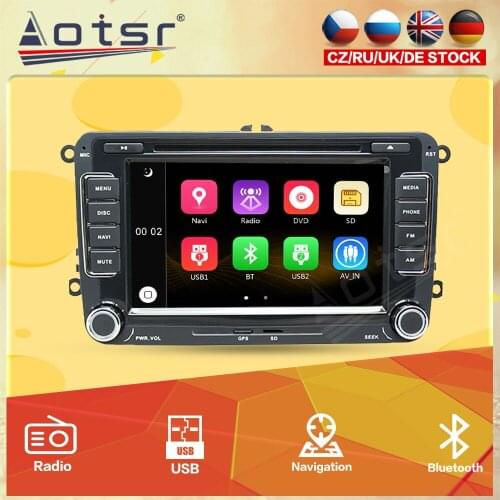 Car Radio GPS Navigation For Volkswagen Universal Multimedia Player Autoradio 1DIN Headunit Auto Audio Stereo Support Carplay