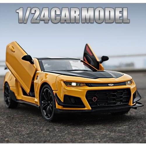 1/24 Diecasts & Toy Vehicles Chevrolet Camaro Toy Car Model Collection Alloy Car Toys For Children Christmas Gift машинки