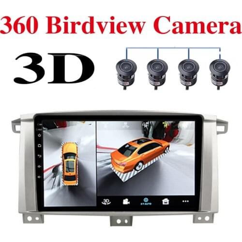 For TOYTOA Land Cruiser Roraima LC100 1998~2007 Car Multimedia GPS Radio Navigation NAVI Player CarPlay 360 BirdView 3D