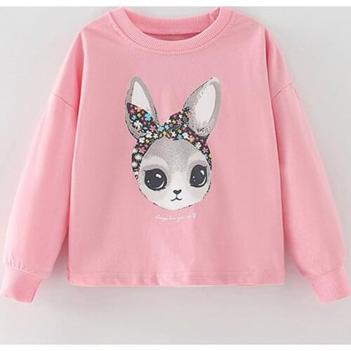 Brand New 2021 Baby Girl Clothes Terry Cotton Children Infant Babe Toddler Kids Girls Sweater Hoodies Fleeces Sweatshirts Blouse