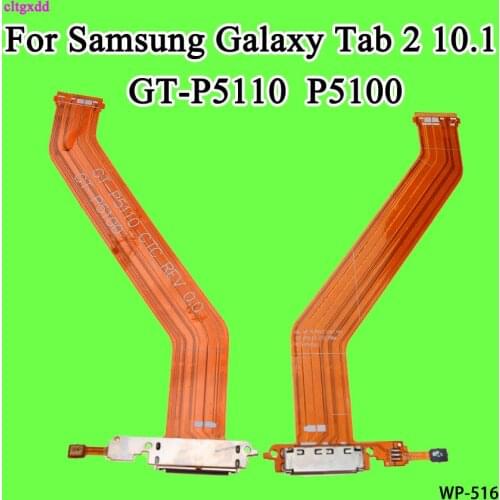 USB Charging Port Connector Plug Charge Dock Jack Socket Flex Cable For Samsung Galaxy Tab 2 10.1 P5100 P5110 GT-P5100 GT-P5110