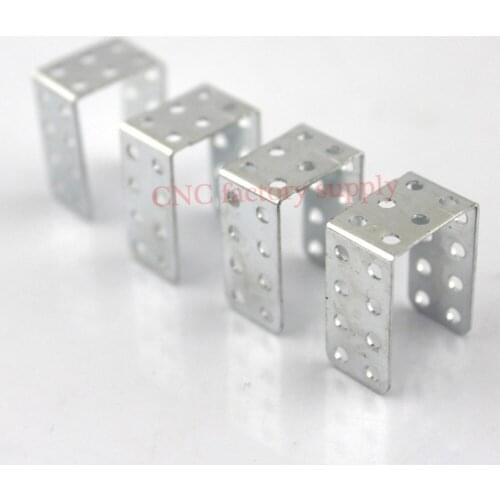 Hot sale 20pcs/lot U type 15MM small iron material bracket connector for DIY model toy accessories