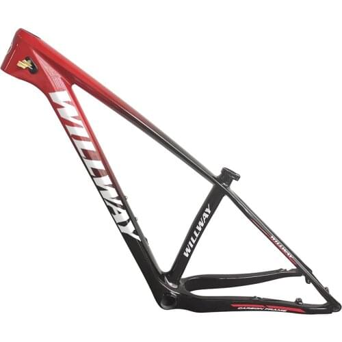 29er carbon frame bicicleta mtb frameThru. Axle 148 boost size 15/17/19, 31.6mm Seatpost