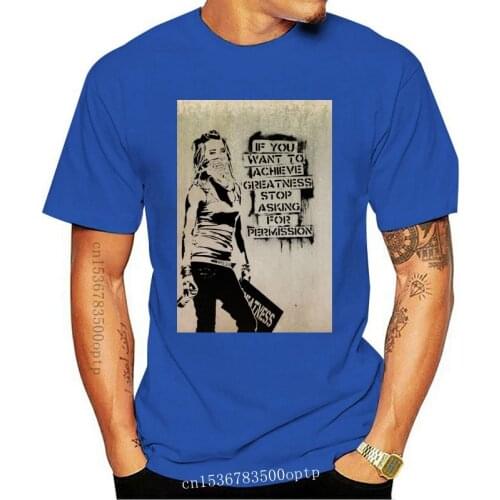 New Banksy greatness T shirt banksy banksy art stencil street art london hope inspiring urban