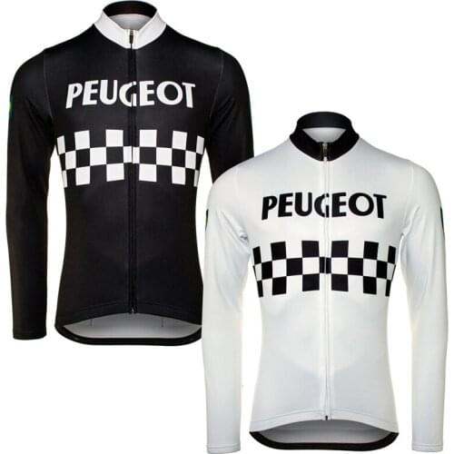 New Retro Thin OR Winter Thermal Fleece Classical Team Cycling Jersey Long Sleeves Customized Road Mountain Top OROLLING